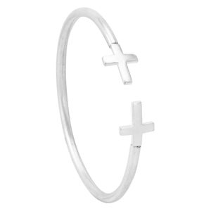 Bracelete em Prata 925 Crucifixos - PL10154