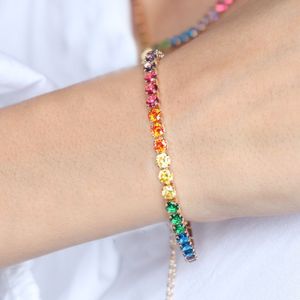 Pulseira em Banho de Ouro 18k Riviera Colorful - PL11263