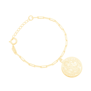 Pulseira em Banho de Ouro 18K São Bento - PL18320