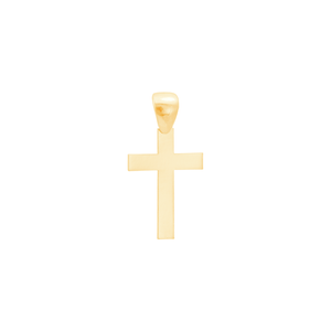 Pingente em Banho Ouro 18K Cruz Lisa M - PL21215