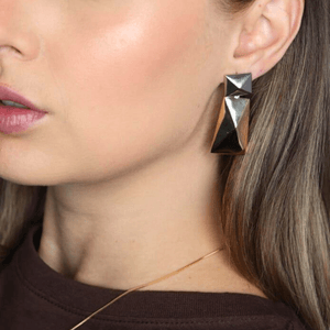 Conjunto Pirâmide em Banho de Ouro 18K - PL21544
