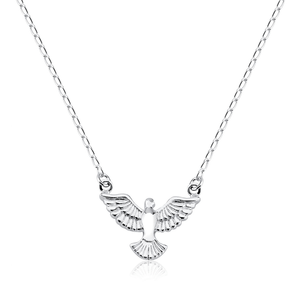 Colar Divino Espírito Santo em Prata 925 - PL21648