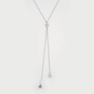 Colar Ponto de Luz com Pendente em Prata 925 - PL22010