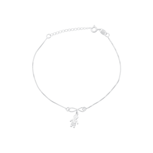 Pulseira em Prata 925 Infinito com Menino - PL21385