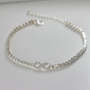 Pulseira Riviera Infinito em Prata 925 - PL22799