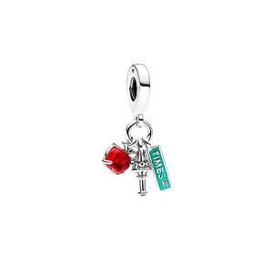 Berloque Moments Maçã e Times em Prata 925 - PL24582