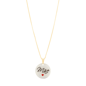 Colar Mãe em Banho de Ouro 18K - PL23731