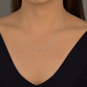 Colar Bolinha Lisa P em Prata 925 - PL24827