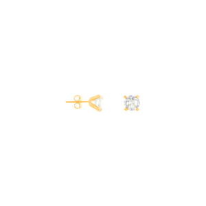 Brinco Ponto de Luz 7MM em Banho de Ouro 18K - PL23848